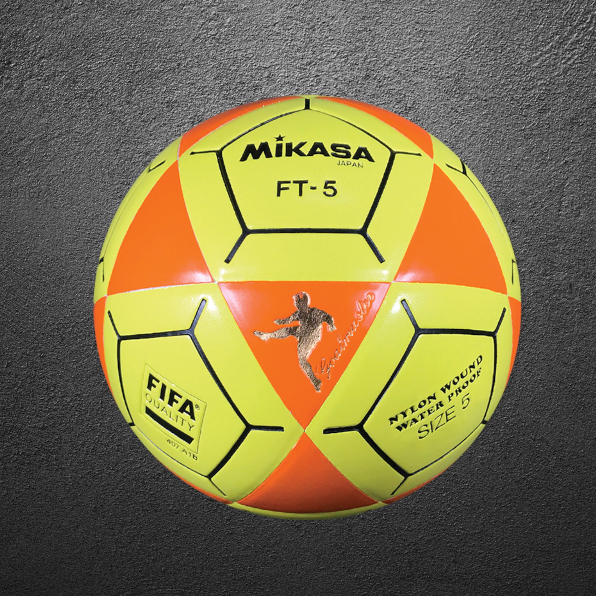 Pallone Da Calcio Mikasa FT5 Goal Master – Taglia 5 – Arancione/Giallo Per FootVolley - Foto 1